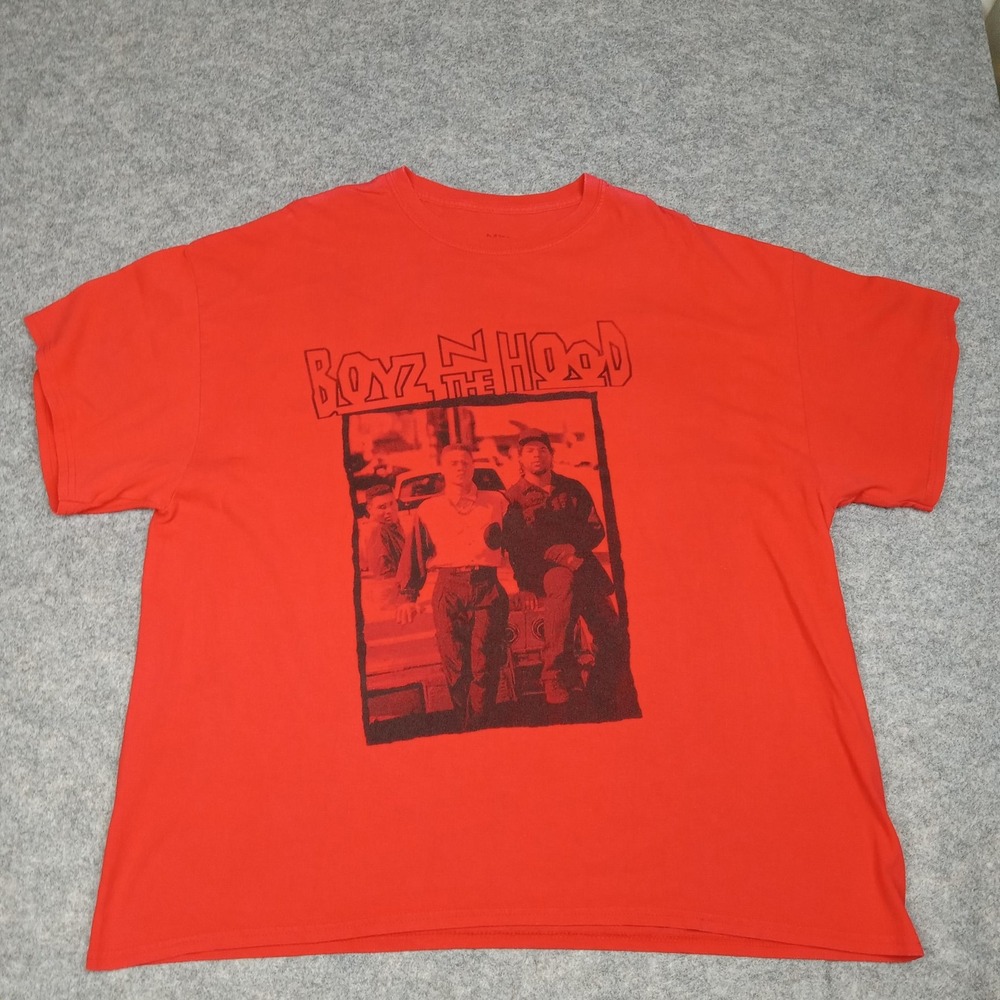 Boyz N The Hood Shirt Mens 2XL Red‎ Graphic Movie Tee 100% Cotton 2020 Columbia